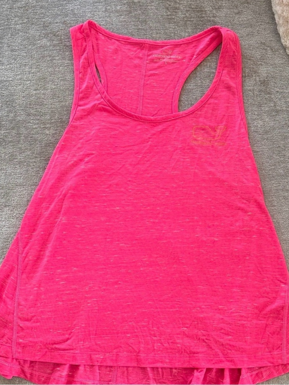 Vineyard Vines Pink Racerback Tank Top Large NWOT Athleisure